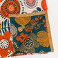 Luxury Beach Towel in Bright Retro Floral