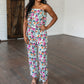 Life of the Party Floral Jumpsuit in Green