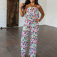 Life of the Party Floral Jumpsuit in Green