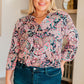 Lizzy Top in Pink Paisley