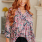 Lizzy Top in Pink Paisley