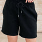 Settle In Dad Shorts in Black