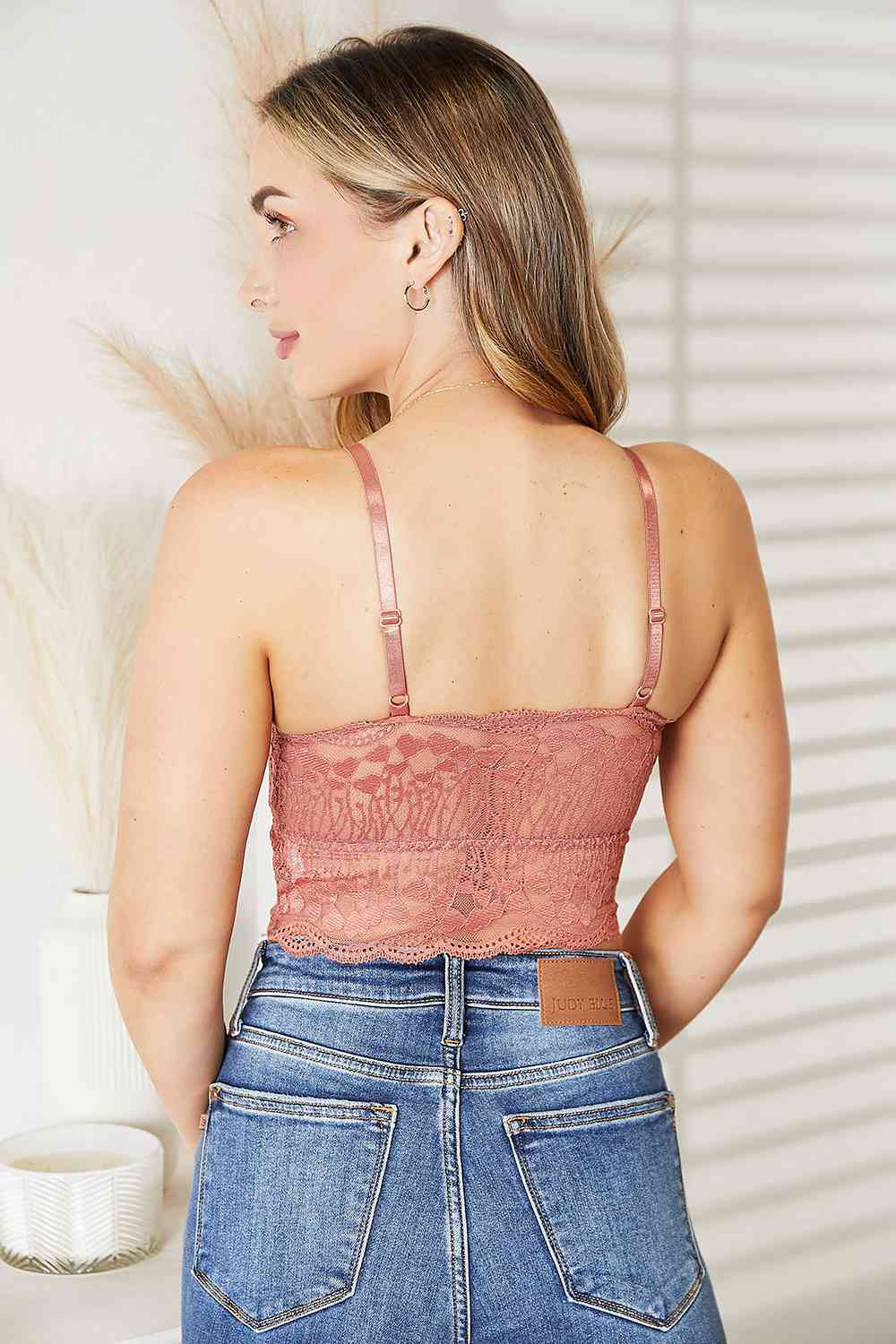 Luna Crisscross Front Lace Bralette