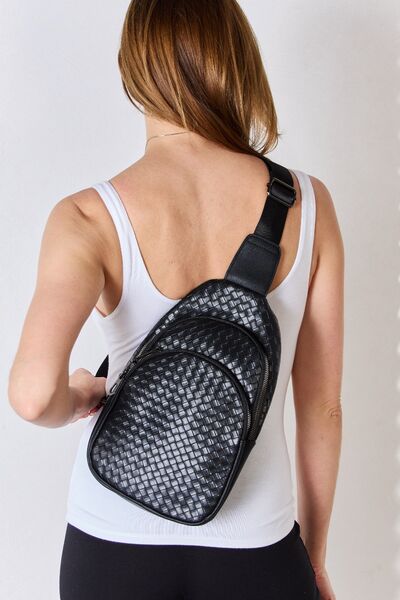 Weaved Sling Bag