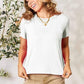 Round Neck Short Sleeve T-Shirt White