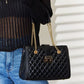 Quilted PU Leather Handbag