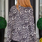 Clap for Yourself Long Sleeve Top in Animal Print